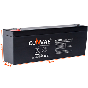 Batería Recargable de Ciclo Profundo de Plomo-Ácido Sellada AGM de 12V 2.3Ah para Carritos de Golf, UPS, Sillas de Ruedas Eléctricas, Sistemas de Alarma, Herramientas Eléctricas - Product Image 2