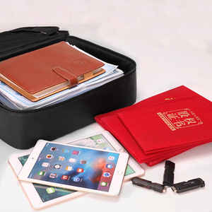 Sac de rangement ignifuge pour documents, 36x27x10cm, noir, étanche, multifonctionnel, pour le bureau et les voyages - Product Image 2