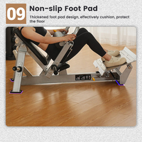 Nouvel équipement d'entraînement des hanches, machine à poussées de hanche, machine d'entraînement des fessiers, équipement de gym