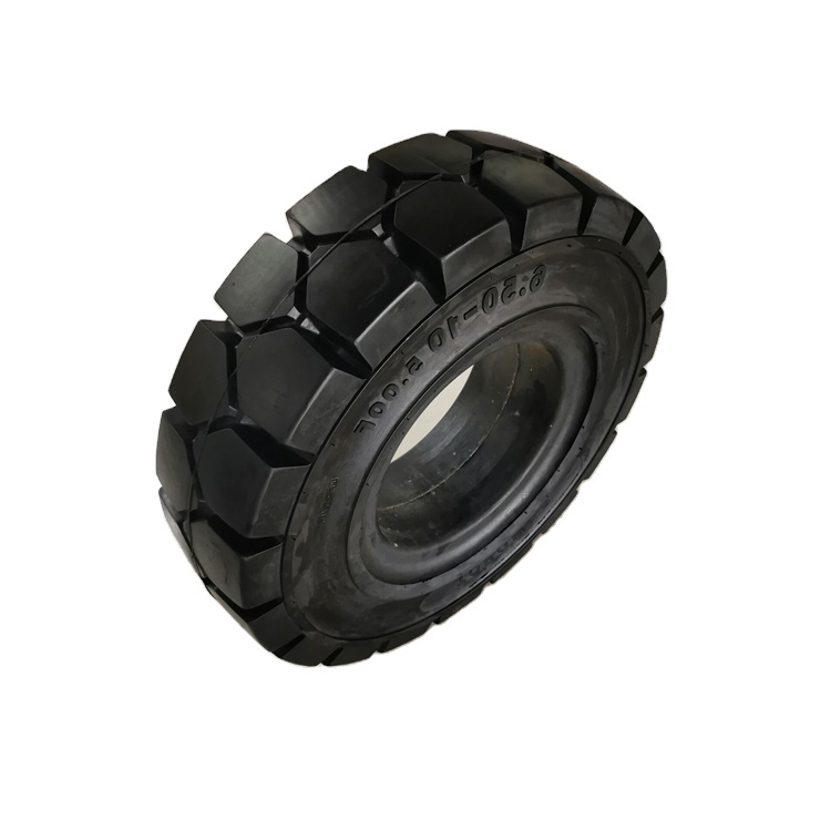 3-3.5ton Forklift Solid Tire 650-10 Solid Resilient Tire 6.50-10 6.50*10 for Linde Toyota