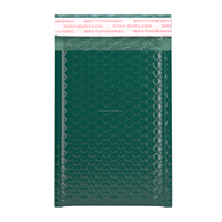 6*10 ''vert imprimé pour l'expédition emballage courrier enveloppe rembourrée expédition personnalisée Poly sacs postaux enveloppes à bulles