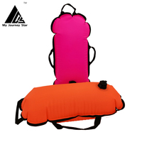 Bouée gonflable flottante étanche OEM ODM 10L avec logo personnalisé, grande capacité de rangement, sac étanche à air et eau avec poignées, idéal pour la natation et la plongée