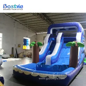 विशाल inflatable स्लाइड पानी स्लाइड कीमतों उष्णकटिबंधीय बच्चों और वयस्कों के लिए inflatable पानी स्लाइड टोबॉगन gonflable