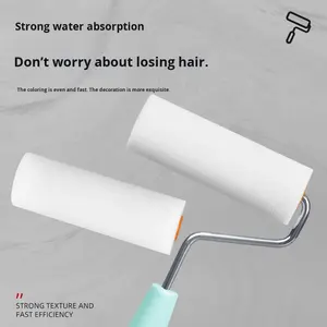 <span class=keywords><strong>Peinture</strong></span> à base d'eau à haute densité de 4 pouces sans <span class=keywords><strong>angle</strong></span> mort Pinceau à <span class=keywords><strong>rouleau</strong></span> en éponge en polyester de qualité industrielle avec <span class=keywords><strong>rouleau</strong></span> à pouce - Product Image 2