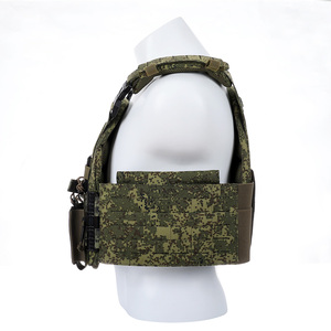 Chaleco Táctico Ruso de Nailon 500D con Sistema de Sujeción Rápida de Gancho y Bucle para Cargadores y Radios, Camuflaje EMR, para Portaplacas de Combate - Product Image 5