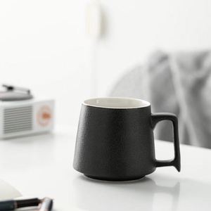 Nouvelle tasse à café en céramique noire écologique 3A, logo personnalisé, faite à la main, 350 ml, pour cadeaux de bienvenue, vaisselle - Product Image 2