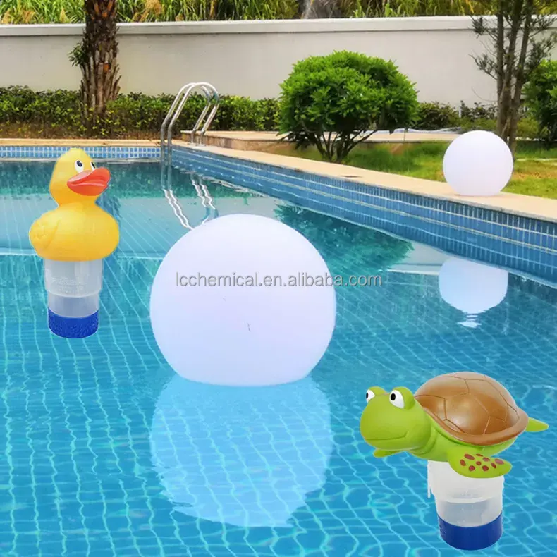 Distributeur de chlore flottant pour piscine en forme d'animal pour piscine Clean Chemical 3 Inch Tablet
