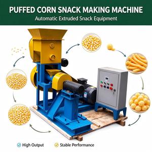 Machine à extruder les snacks à prix d'usine, machine à fabriquer des céréales soufflées, fournisseur de machines à fabriquer des maïs soufflés - Product Image 5