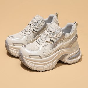 Women's Chunky Soled Sneakers Spring 2026 New Arrivals Versatile Casual Sneakers for Women - Product Image 4