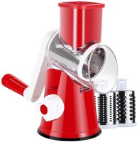 Groothandel SF-5 Handmatige Rotatiekaasrasp Groentehakker Shredder Mandoline Snijder Grinder PP Plastic RVS