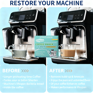 Tablettes de nettoyage écologiques pour machine à expresso, pour un détartrage et une élimination des graisses en profondeur, usage professionnel - Product Image 4