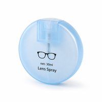 Spray nettoyant pour lunettes personnalisé imprimé, 30 ml, avec flacon rond, spray nettoyant pour écran et lentilles