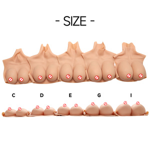 Pecho de Silicona Realista de la Copa B-I, Drag Queen, Pechos Grandes, Senos de Silicona, Forma de Seno Falso para Travesti, Transgénero - Product Image 2
