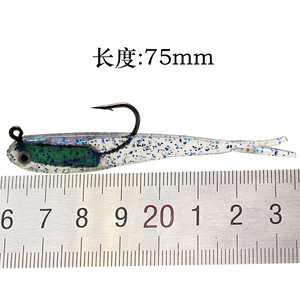 Nouvel ensemble de leurres de pêche en plastique souple en forme de grenouille, flottants, avec boîte de rangement - Product Image 2