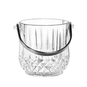 Cubo de Hielo Transparente para PC, Redondo, Estilo Moderno y Simple, para Enfriar Cerveza en Fiestas, con Pinzas - Product Image 4