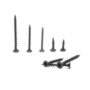 Tornillos para Paneles de Yeso C1022 Negros de 3.5 x 25 mm, Tornillos para Paneles de Yeso Fosfatados Negros - Product Image 5