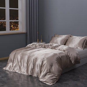 2024 productos de tendencia Oeko-tex personalizado satén seda rey edredón conjunto ropa de cama para el hogar - Product Image 1