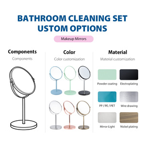 Espejo de Vanidad Circular Personalizado al por Mayor para Dormitorio y Baño con Nuevo Diseño Electrochapado - Product Image 2