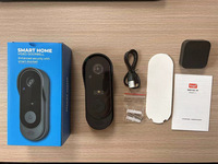 Sonnette vidéo WiFi étanche 1080P HD intelligente avec carillon, compatible Tuya App, modèle 2025