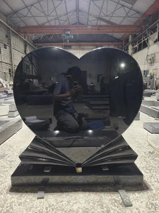 Đen tượng đài grainte tim đài tưởng niệm thiết kế bé tưởng niệm bia mộ nhỏ tượng đài cho trẻ em - Product Image 3