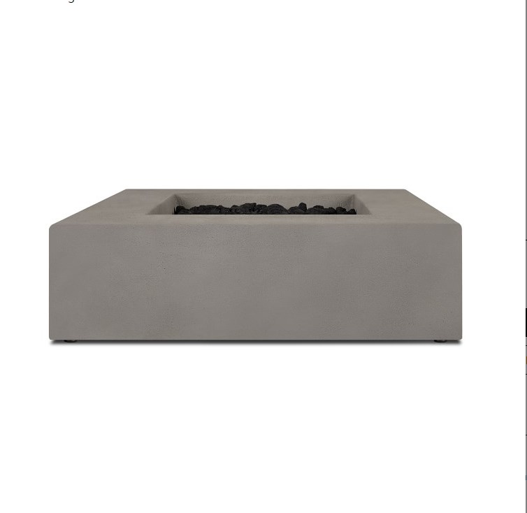 outdoor furniture garden set natural gas propane fire pit casual rectangle fire table