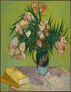 Ensemble de peinture à l'huile numérique de renommée mondiale <span class=keywords><strong>Van</strong></span> <span class=keywords><strong>Gogh</strong></span> 'Oleanders' Portrait Living Room Peintures décoratives par numéros - Product Image 2