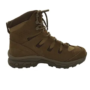 High Quality Rubber Cowboy Men Boots Shoes Nubuck Top Leather Waterproof Hiking Boots