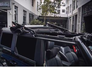 Kit Convertible Impermeable, Cubierta de Techo Retráctil de Franela Negra, 3/3 Soft Top para Ford <span class=keywords><strong>Bronco</strong></span> 2021-2024 - Product Image 3