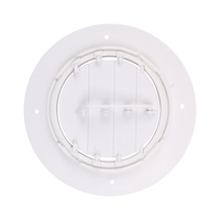 Déflecteur d'air réglable en ABS blanc de 6,5 pouces pour couvercle de conduit de ventilation de toit de camping-car, caravane ou VR - Vente en gros