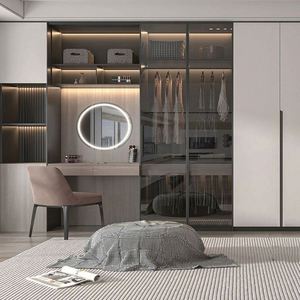 Ensemble de commode pas cher Commode en bois moderne pour chambre à coucher - Product Image 6