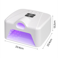 Lampe de séchage pour ongles en gel, capteur automatique, double zone, lampe UV LED pour ongles