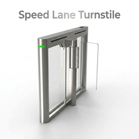 Tourniquet à passage rapide en acier inoxydable 304, bidirectionnel, largeur de passage réglable, portail de contrôle d'accès pour entreprise et bureau, certifié CE