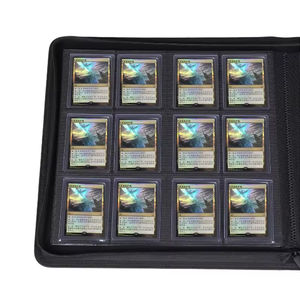 Portefeuille pour cartes, album pour cartes à collectionner à 12 pochettes, classeur personnalisé avec logo, 4, 6, 9, 12, 16, 20 pochettes, en cuir PU, classeur de collection, album - Product Image 3