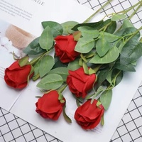 Centres de table en roses blanches artificielles, arrangements floraux de roses éternelles pour mariage, fleurs artificielles, bouquet de mariage en gros