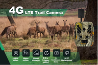 Carte SIM gratuite, caméra de surveillance de la faune 4G, caméra de surveillance de la faune en forêt, vidéo 4K