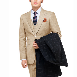 Costumes pour hommes, vêtements pour hommes, <span class=keywords><strong>tenue</strong></span> de travail formelle pour hommes, costume en laine, vestes pour hommes, costumes d'affaires pour hommes - Product Image 3