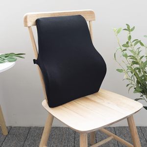 Soporte Lumbar ergonómico Cojín trasero Espuma <span class=keywords><strong>de</strong></span> memoria Almohada <span class=keywords><strong>de</strong></span> cintura <span class=keywords><strong>Silla</strong></span> <span class=keywords><strong>de</strong></span> oficina Cojín <span class=keywords><strong>de</strong></span> viaje Almohada lumbar <span class=keywords><strong>Respaldo</strong></span> <span class=keywords><strong>de</strong></span> asiento <span class=keywords><strong>de</strong></span> coche - Product Image 1