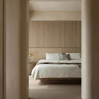 Ensembles de chambre à coucher d'hôtel 5 étoiles avec mobilier en tissu de luxe moderne, conception 3D gratuite