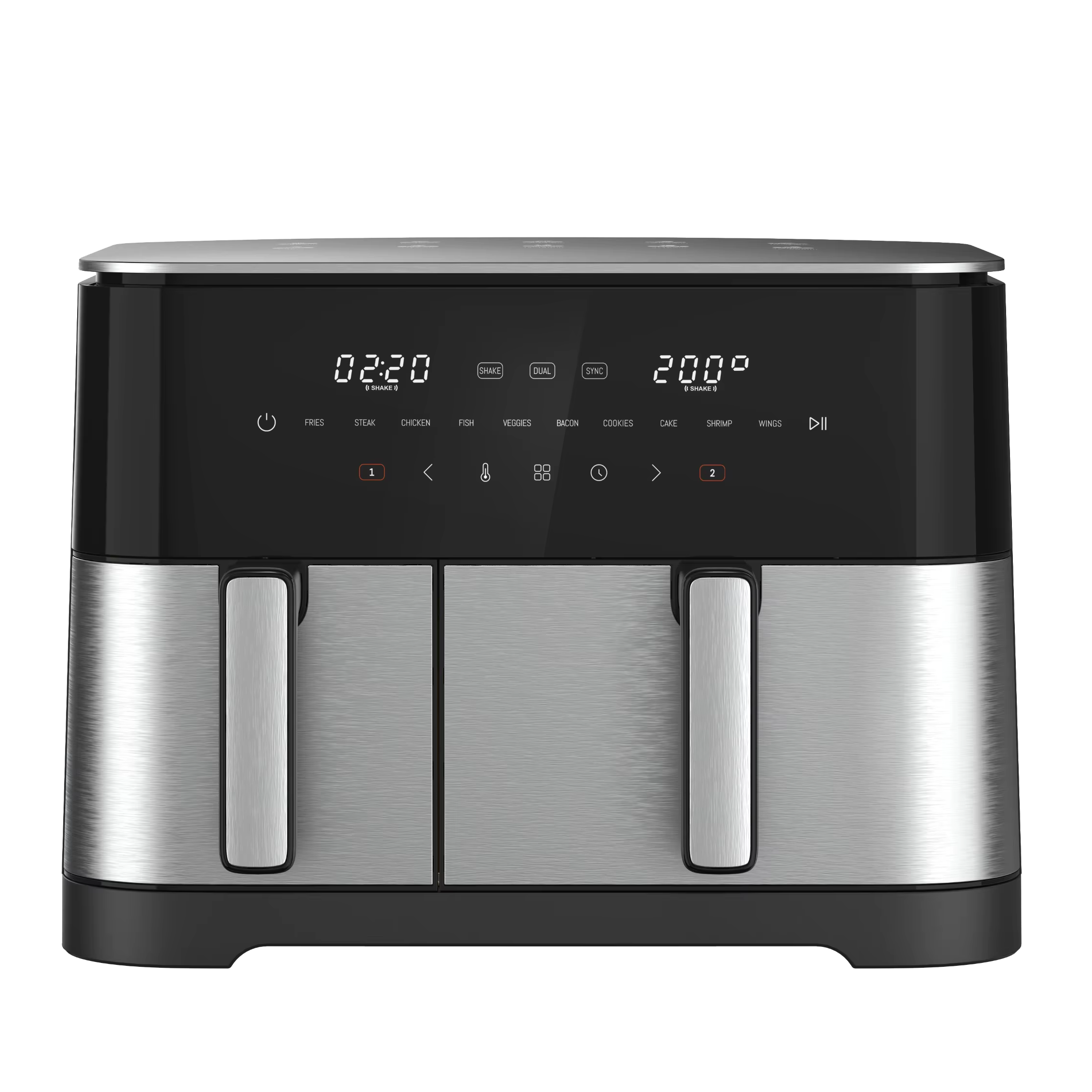 Wholesale 11L Double Air Fryer Home Commercial Multifunctional Cooking Pot Large Capacity Double Air Fryer