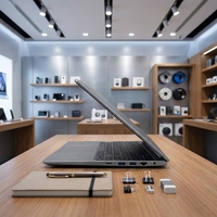 OEM ODM Pabrik Laptop IPS 15.6" Intel Core I7 Generasi ke-5 RAM 16GB Laptop Bisnis Portabel Komputer Laptop