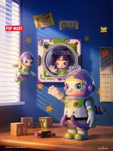 Figurine d'action <span class=keywords><strong>Buzz</strong></span> <span class=keywords><strong>Lightyear</strong></span> Mega Space Molly 1000% authentique, état neuf, modèle en plastique, jouet avec des personnages de Frozen, échelle 1:1 - Product Image 2