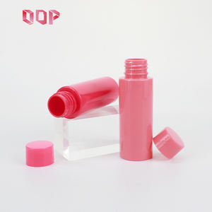 Bouteille en plastique PET rose de 50 ml de qualité alimentaire pour capsules de suppléments et pilules de vitamines, personnalisable en couleur - Product Image 1