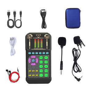 Le kit <span class=keywords><strong>de</strong></span> carte son M1 comprend un micro-casque Mini <span class=keywords><strong>changeur</strong></span> <span class=keywords><strong>de</strong></span> <span class=keywords><strong>voix</strong></span> intelligent <span class=keywords><strong>portable</strong></span> Carte son en direct pour téléphone - Product Image 1