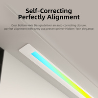 Cachette de plafond ALR 72 "-150" écran tendu à languette motorisée UST écrans de projection 4K rejetant la lumière ambiante à ultra courte portée