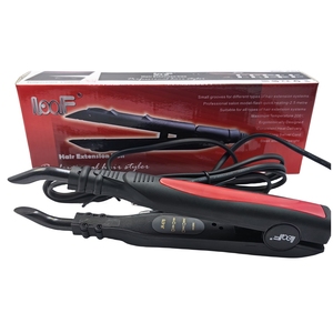 Outil professionnel de pose d'extensions capillaires en plastique, fer à kératine, connecteur de fusion de colle, double tension, plaque chauffante en téflon 210°C - Product Image 2