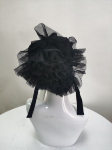 Nouveau design femme sous-écharpe grande fleur Turban casquettes <span class=keywords><strong>chimio</strong></span> <span class=keywords><strong>bonnet</strong></span> cheveux accessoires femmes musulmanes écharpe Hijab cravate dos casquette intérieure - Product Image 5