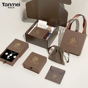<span class=keywords><strong>Caja</strong></span> de Papel Deslizante de Lujo para Joyería en Cartón Ecológico Blanco y Rosa <span class=keywords><strong>Caja</strong></span> de Cajón Personalizada para Joyas - Product Image 3