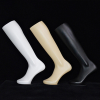 Modèle de jambe de mannequin en plastique, forme de jambe artificielle pour l'affichage en vitrine de bas longs et chaussettes, directement de l'usine