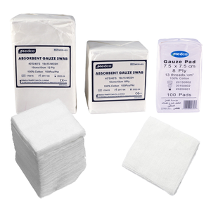 Hojas de gasa médica no estériles desechables <span class=keywords><strong>Material</strong></span> de tela no tejida en embalaje inglés para exportación de comercio exterior - Product Image 1