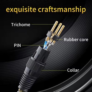 สายสัญญาณเสียง HIFI <span class=keywords><strong>RCA</strong></span> ตัวผู้ ต่อ XLR ตัวผู้ แบบ OFC สีดำและสีเหลือง พร้อมปลั๊กชุบทอง สำหรับไมโครโฟน แอมป์ มิกเซอร์ ลำโพง DVD - Product Image 5